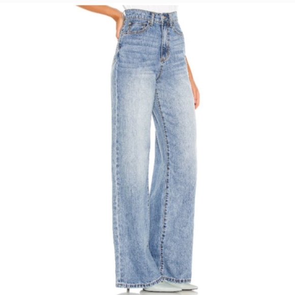 WeWoreWhat High Rise Wide Leg Jeans NEW Size 26 - Picture 3 of 11